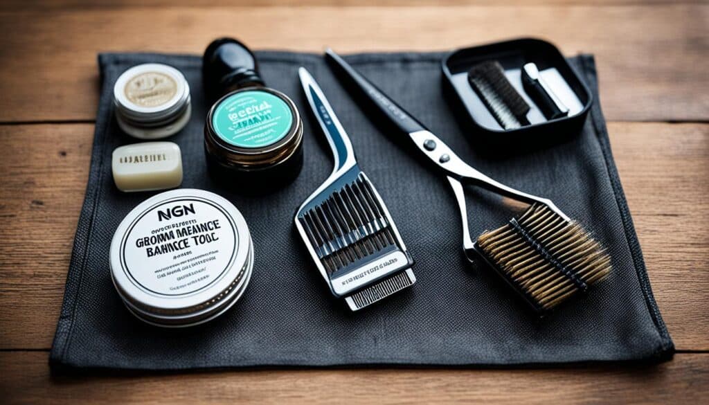 Essential grooming tools for IGN Asian beard maintenance