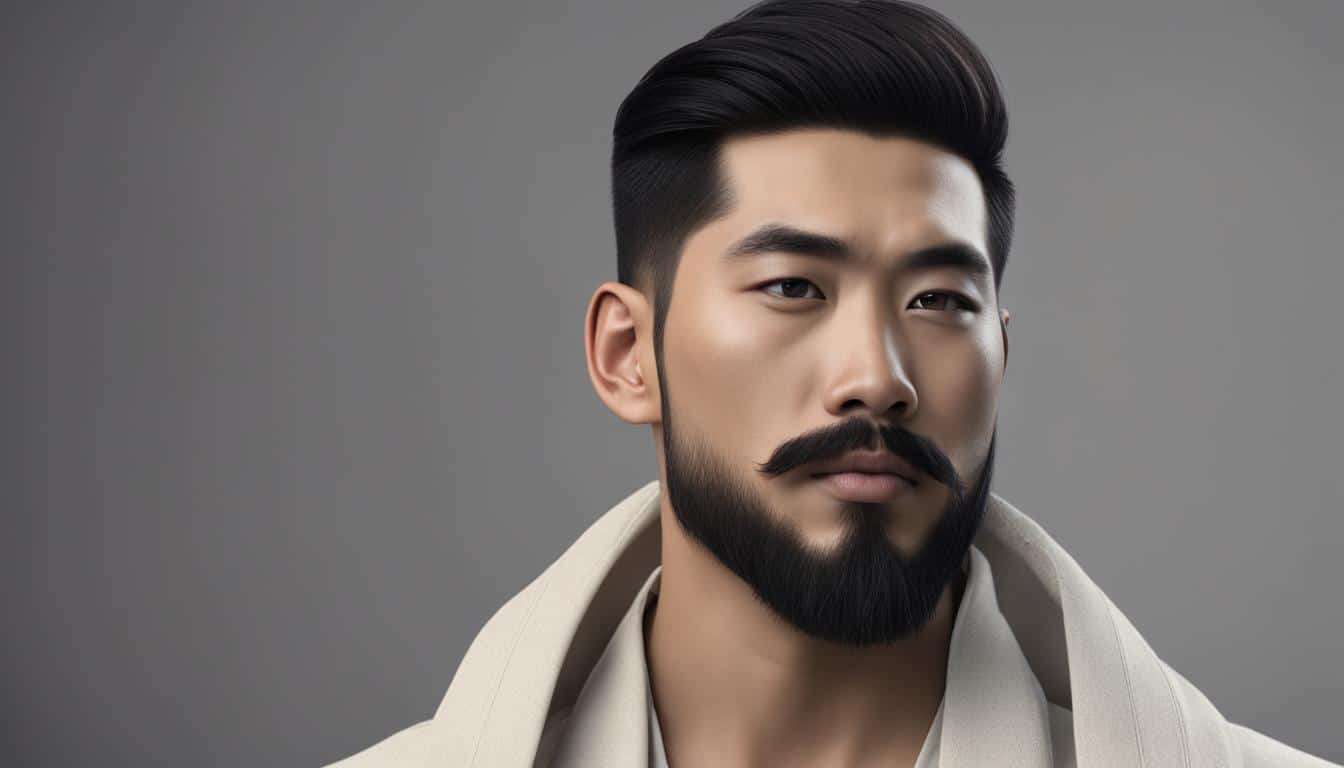 How to groom and shape Asian facial hair