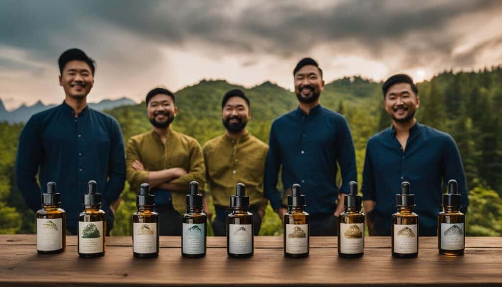 Natural beard oils for Asian men